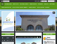 Tablet Screenshot of lammersvilleschooldistrict.net